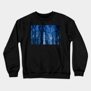 Abstract Blue Forest Crewneck Sweatshirt